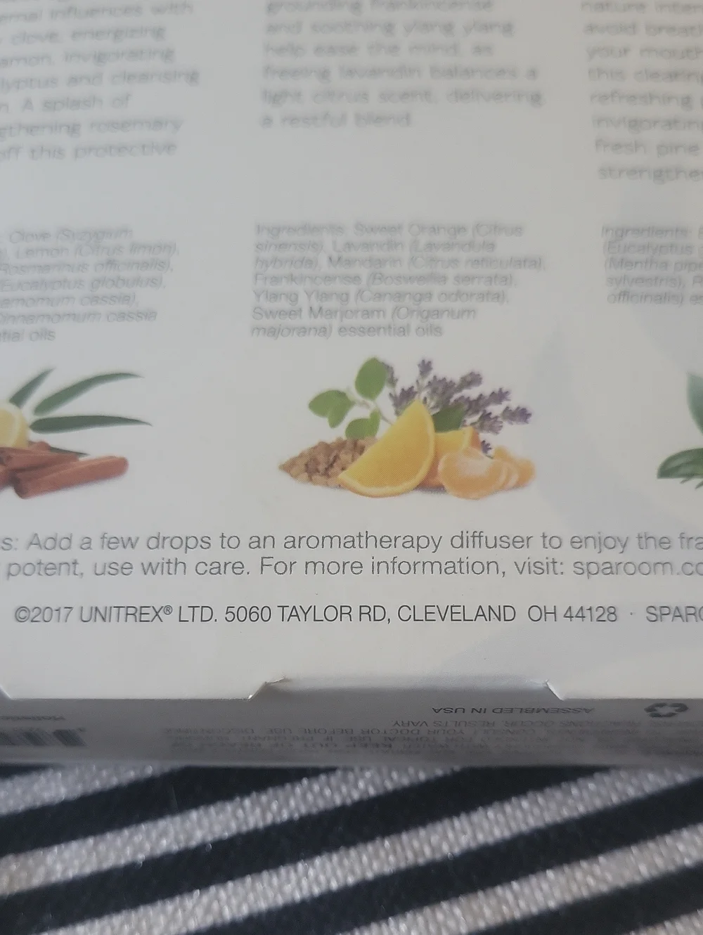 Essential Oils Three Pack Fab Sinus Sleep.immuniry Boxed